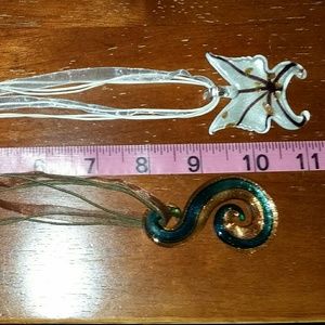 !Just Want Them Gone! Glass Pendent Necklace